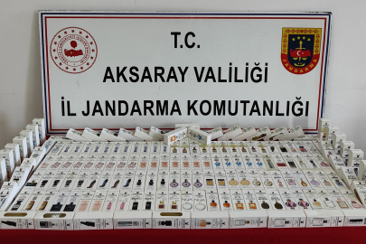 AKSARAY’DA 1,1 MİLYON TL DEĞERİNDE KAÇAK PARFÜM ELE GEÇİRİLDİ