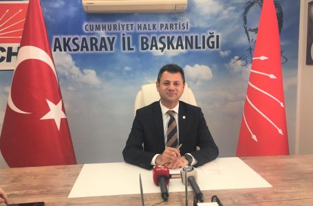 Başkan Ertürk; “AK Parti Heyeti Aksaray’a Hoş Gelmiş Ama Eli Boş Gelmiş”